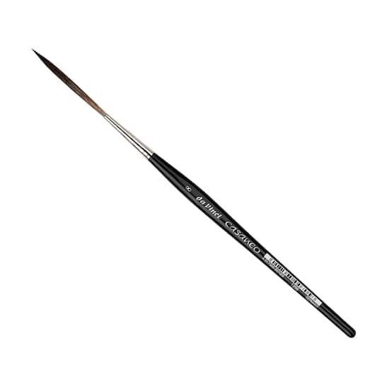 da Vinci CASANEO Series 1298 Size 8 Extra Soft Synthetic Liner Long Rigger Brush